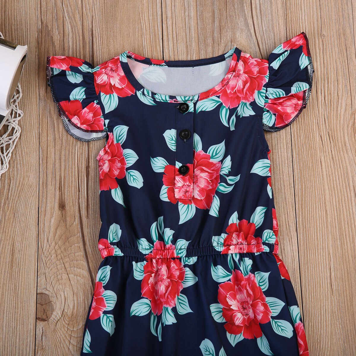 Infant Baby Kids Girl Caters Floral  Romper Jumpsuit Outfit Clothes Set - ebowsos