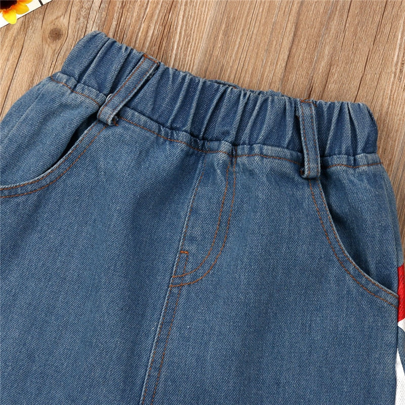 Infant Toddler Baby Boys Long Harem Jeans Pants Denim Shark Trouser Bottoms Cool - ebowsos