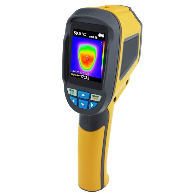 Infrared Thermometer Handheld Thermal Imaging Camera HT-02D Portable IR Thermal Imager Infrared Imaging Device Digital handheld - ebowsos