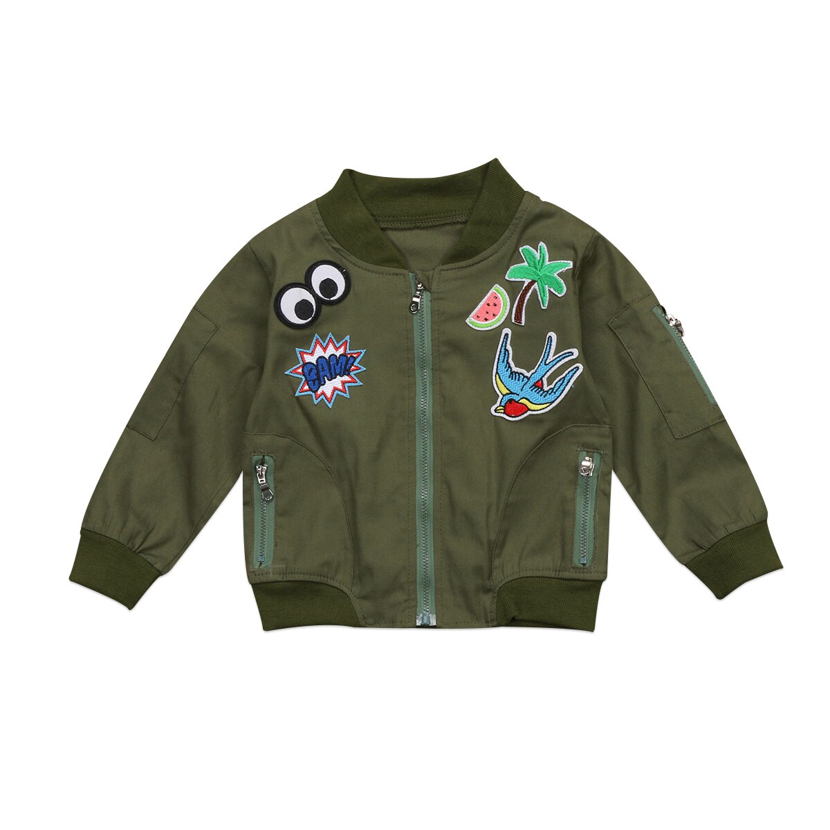 Jacket Coat  Kids Camouflage Zipper Sweatshirt Toddler baby Girls Long Sleeve Jacket Tops Outfits Clothes Outwear - ebowsos