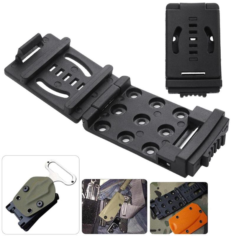 K-Sheath Waist Clip Back Clamp Belt Outdoor Hunt Camp Knife Scabbard Kit-ebowsos