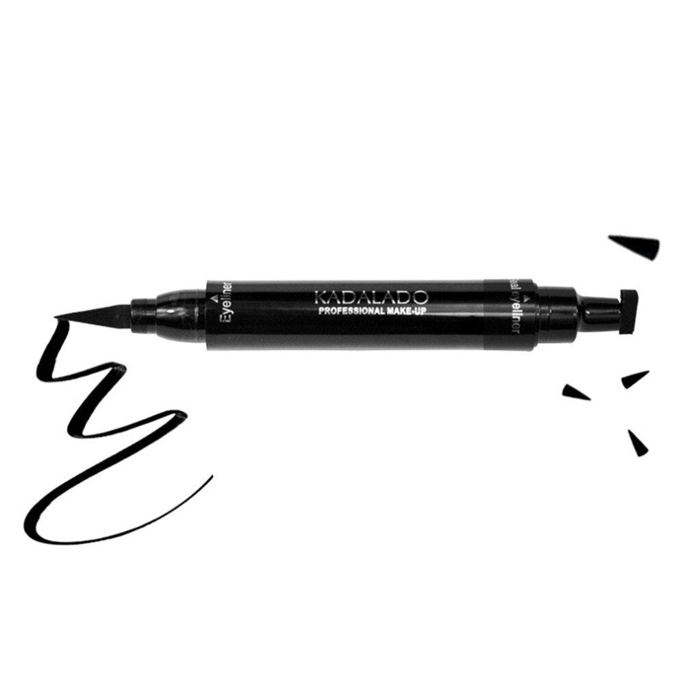 KADALADO Double Head Women Makeup Eyeliner Seal Eyeliner Stamp Pen Natural Long Lasting Cosmetic Makeup Tool - ebowsos