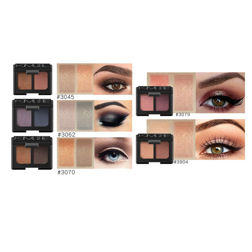 KIMUSE Eye Shadow Palette Matte Glitter Makeup Shimmer Eyeshadow Kit - ebowsos