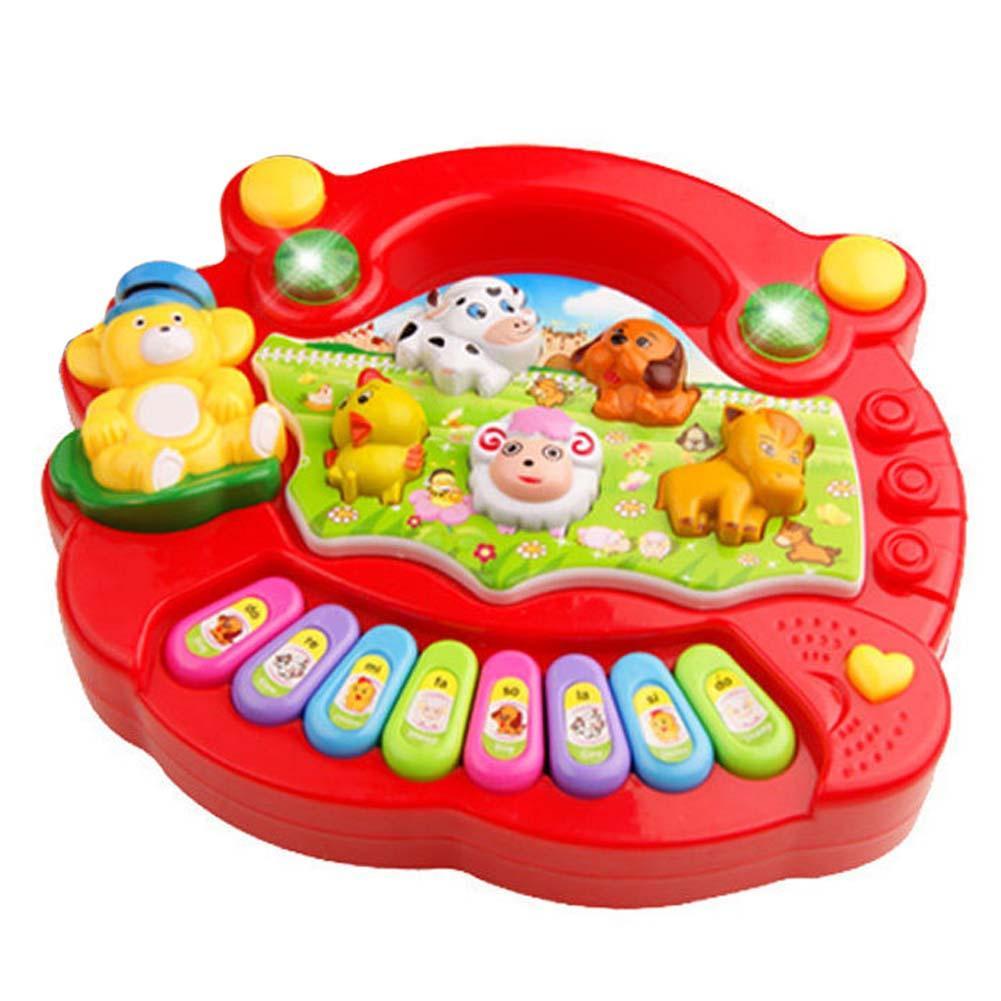 Keyboard Music Toys Musique Enfant Baby Kids Animal Farm Baby Piano Sound Development Educational Musical Instrument-ebowsos