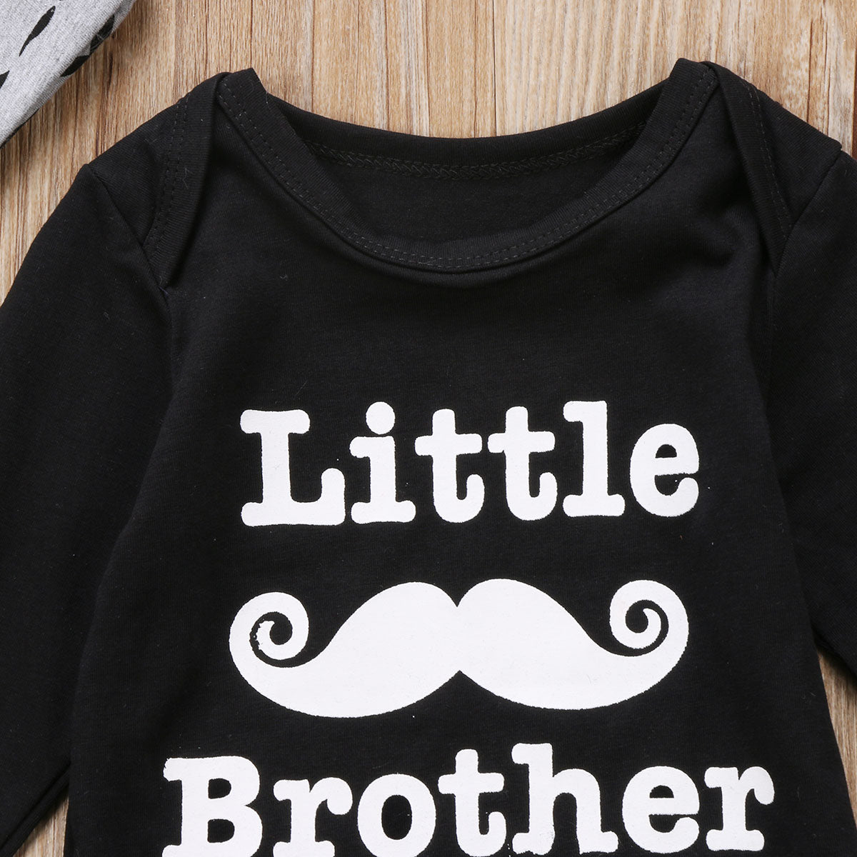 Kid Baby Boy Mustache Clothes Cotton Long Sleeve Jumpsuit  Bodysuit Pants Outfit Set Winter - ebowsos