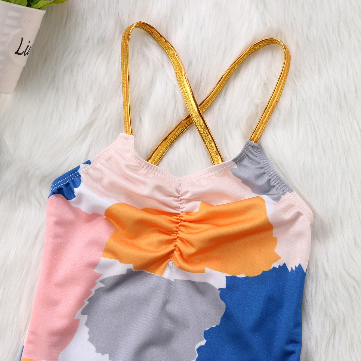 Kid Baby Girls Floral Summer Swimwear Swimsuit Bathing Suit One-Piece Bikini Beach Clothes Outfits - ebowsos