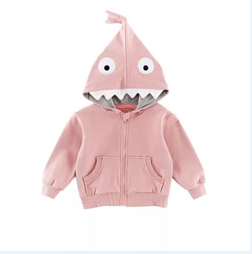 Kid Boy Girl Hooded Tops Coat Jacket Hoodie Baby Outerwear Sweatshirt - ebowsos