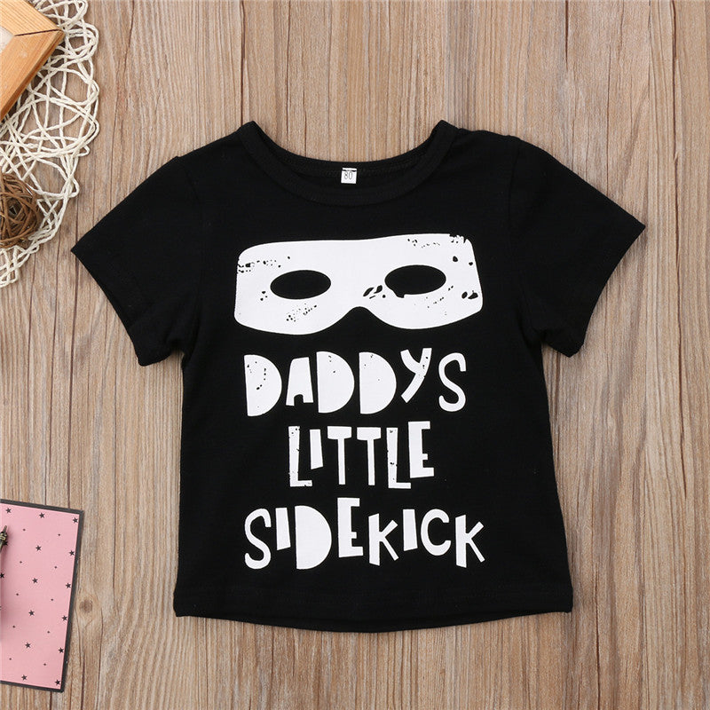 Kids Baby Boy Girl Summer Short Sleeve T-shirt Tee Top Shirt Outfits Hot - ebowsos