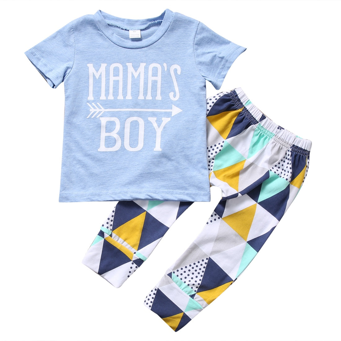 Kids Baby Boys Tops Short Sleeve T-shirt+ Long Pants Leggings Outfits Set Clothes Cotton - ebowsos