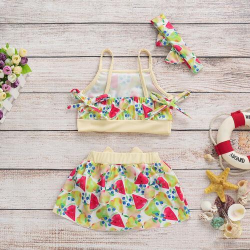 Kids Baby Girl Bikini Set Swimming Clothes Swimsuit Swimwear Bathing Suit - ebowsos