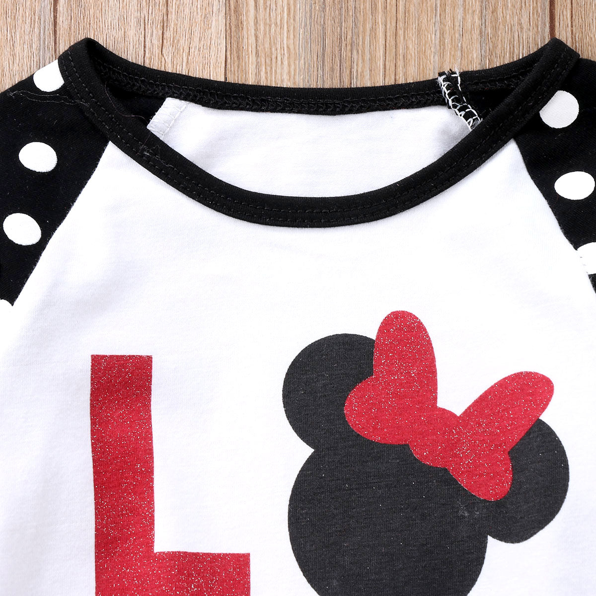 Kids Baby Girl Long Sleeve T-Shirt For mouse pattern Autumn Christmas Cotton Tops Clothes Blouse 1-6Y - ebowsos