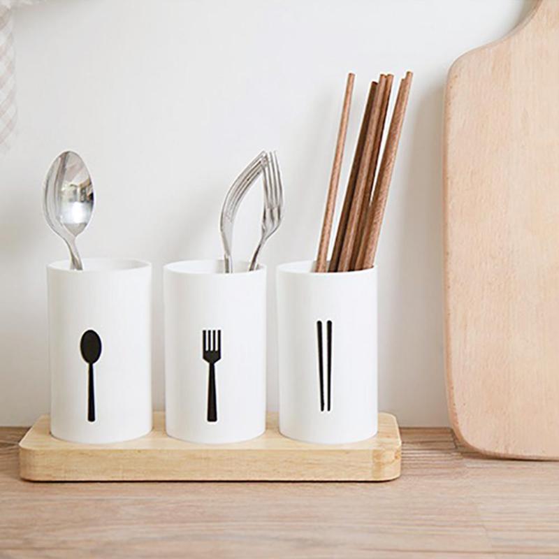 Kitchen Drain Chopstick Spoon Fork Knife Holder Cutlery Household Storage Shelf with Sufficient Durability and Ruggedness - ebowsos