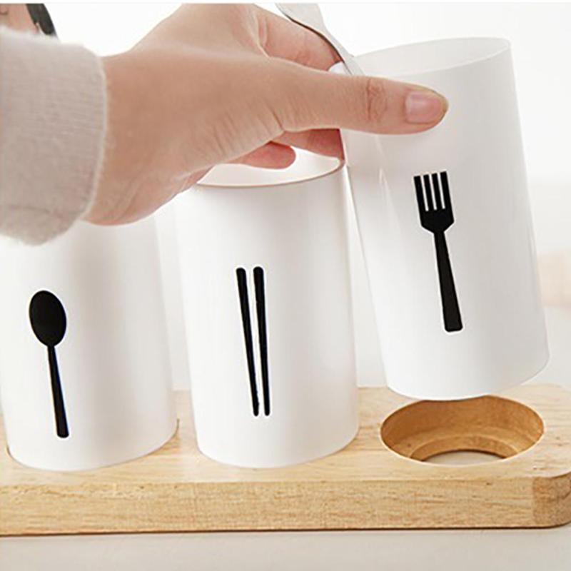 Kitchen Drain Chopstick Spoon Fork Knife Holder Cutlery Household Storage Shelf with Sufficient Durability and Ruggedness - ebowsos