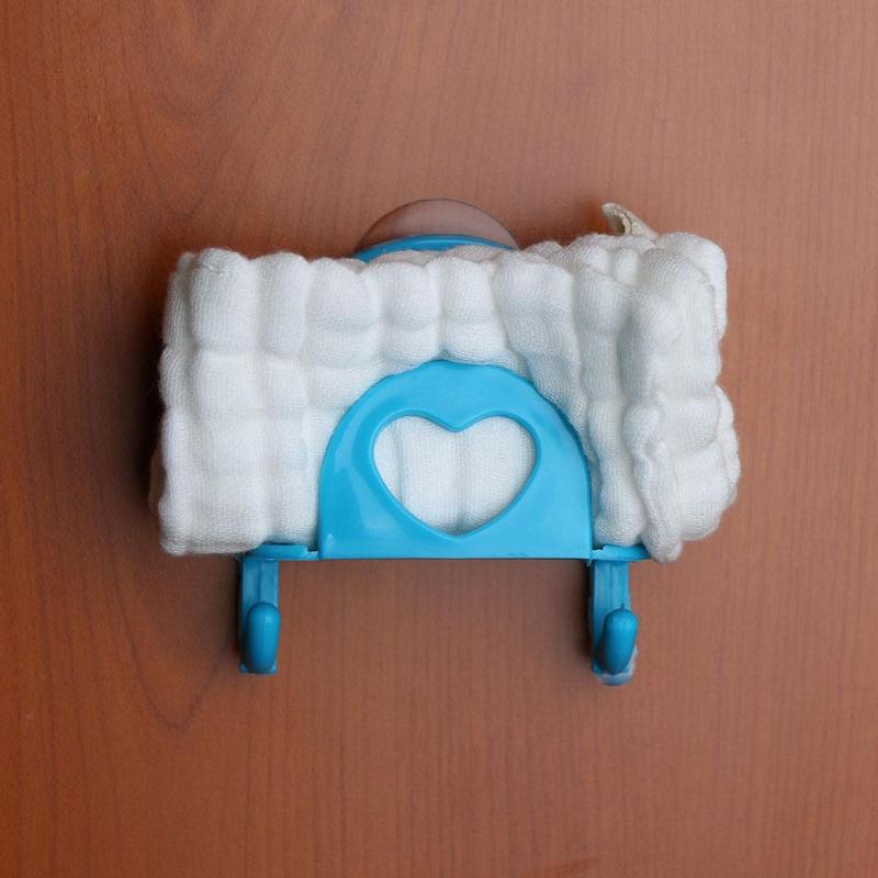 Kitchen Sink Dish Sponge Rack Bath Towel Soap Sucker Storage Holder Shelf - ebowsos