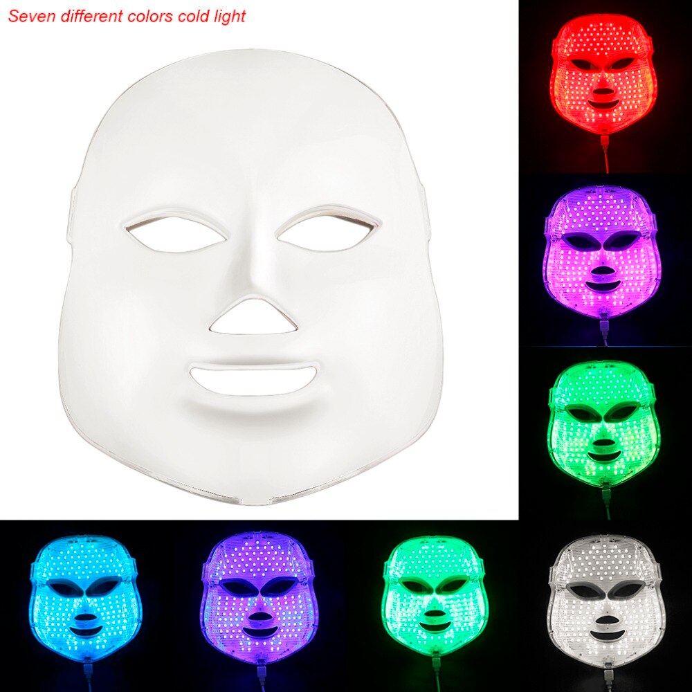 Korean Photodynamic LED Facial Mask Home Use Beauty Instrument Anti acne Skin Rejuvenation LED Photodynamic Beauty Face Mask - ebowsos