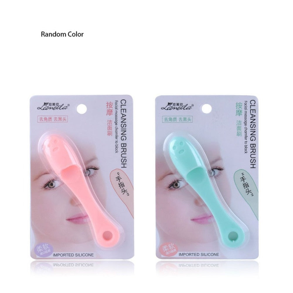 Face Cleansing Brush Walsung Silicone Facial Scrubber Skin-Care Exfoliating Blackhead Removal Deep Cleansing Brush - ebowsos