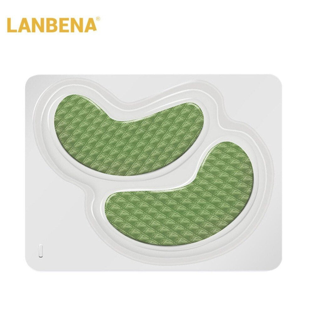 LANBENA 1Pc Anti-Wrinkle 24K Gold Collagen Eye Mask Eye Patch Dark Circle Sleep Mask Eye Bag Anti-Aging Face Care Skin Care - ebowsos