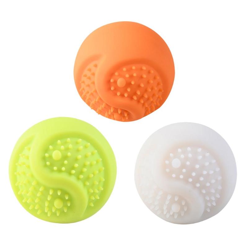 LED Glow Ball 2019 New Toy Durable Puppy Dog Bite Resistance USB Charge Pet Silicone Pet Supplies Orange Green White - ebowsos