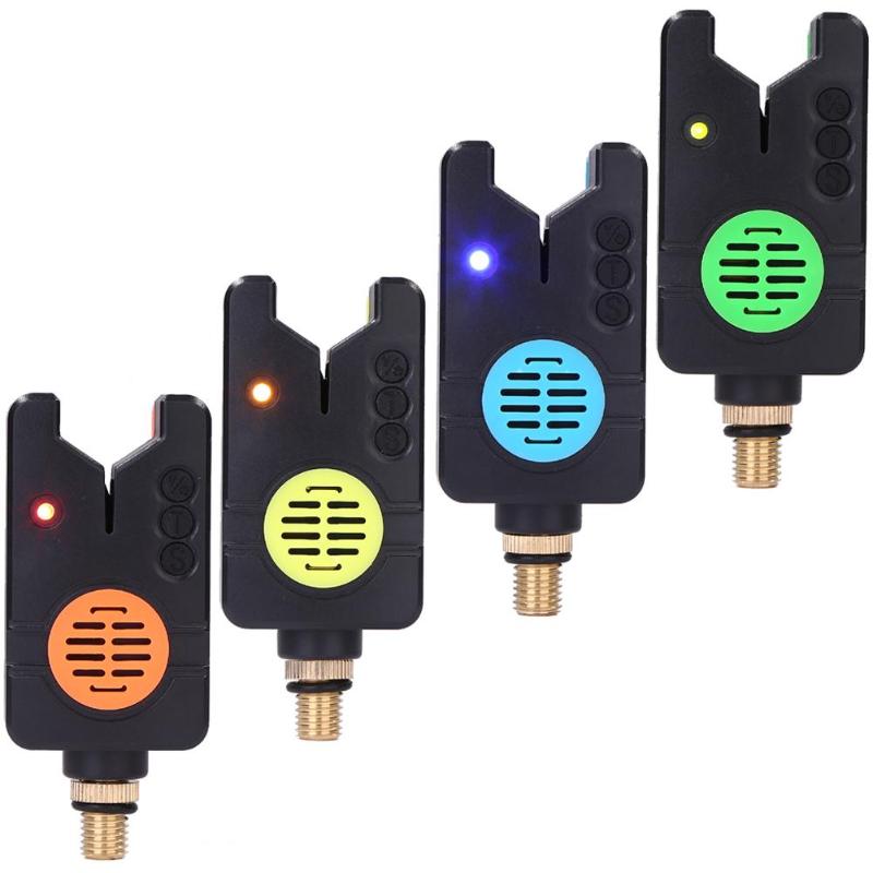 LEDs Wireless Electronic Fishing Bite Alarming Flash Indicator Sound Alert-ebowsos