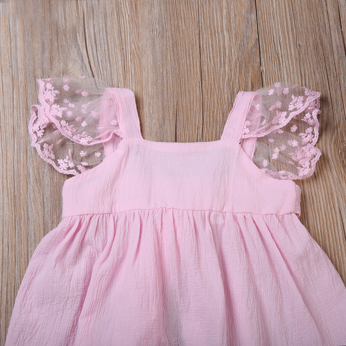 Lace Kids Infant Baby Girl Princess Dress Bridesmaid Wedding Party Pageant Dresses - ebowsos