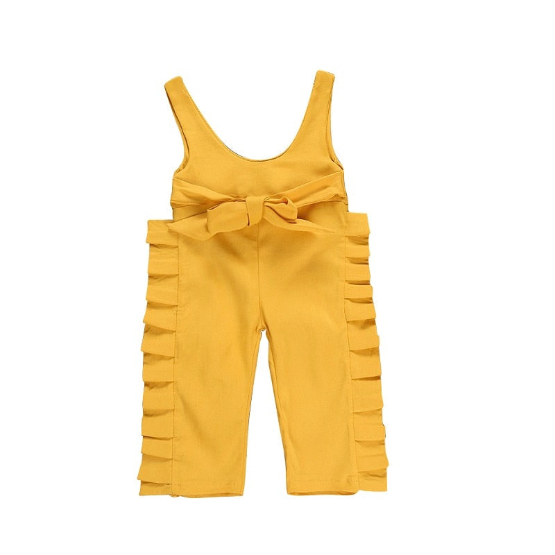 Lively Newborn Baby Girl Hole Bib Pants Overalls Rompers Jumpsuit Suspenders - ebowsos