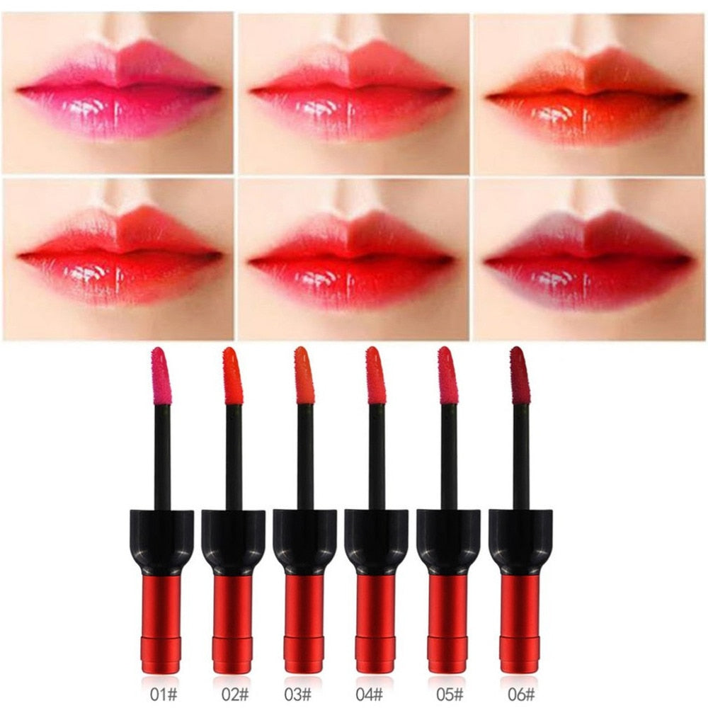 Long Lasting Liquid Lip Gloss Makeup Nourish Red Wine Extract Bottle Design Lip Tint Beauty Hydrating Vivid Color Hot Sale - ebowsos