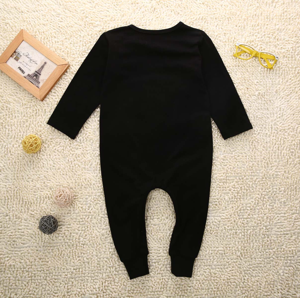 Long Sleeve Infant Kids Baby Boy Girl Romper One Pieces Jumpsuit Toddler Clothes - ebowsos