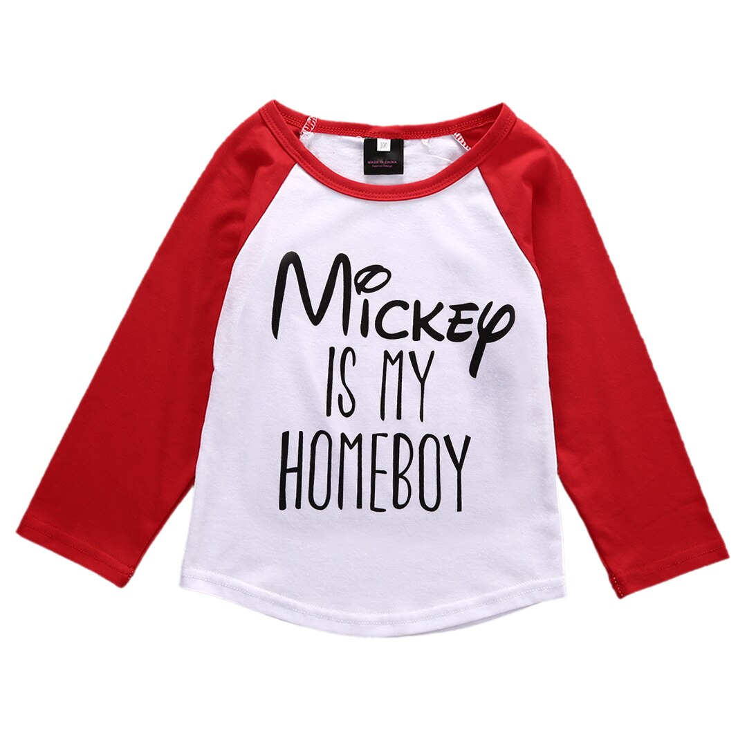 Lovely Kids Baby Girls Boys Long Sleeve T-shirt winter Tops o-neck Clothes 1-6Y - ebowsos