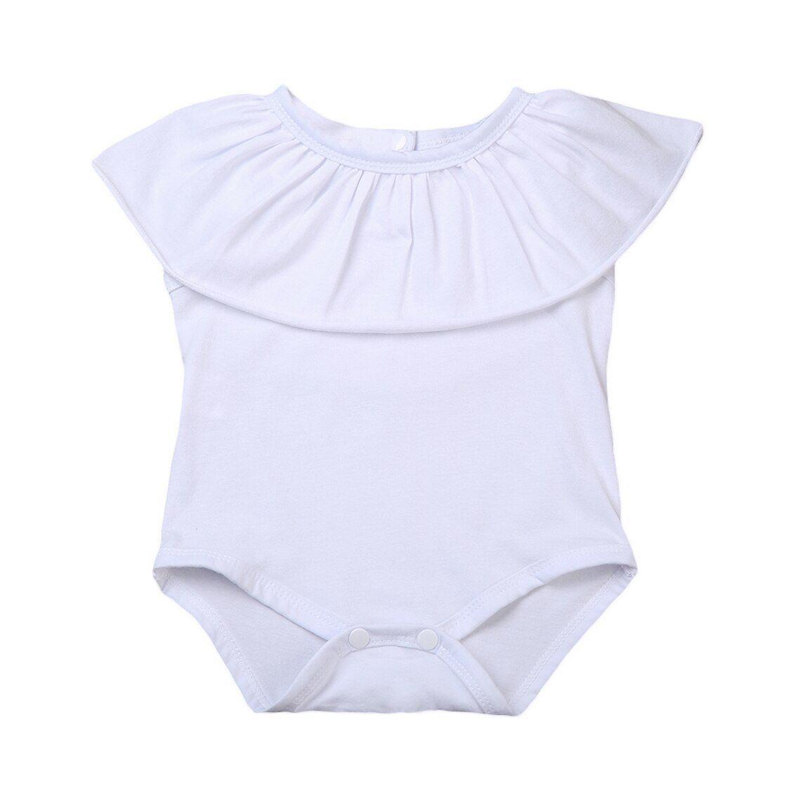 Lovely Newborn Baby Girls Cotton  Jumpsuit Bodysuit Clothes Outfits 0-2T - ebowsos