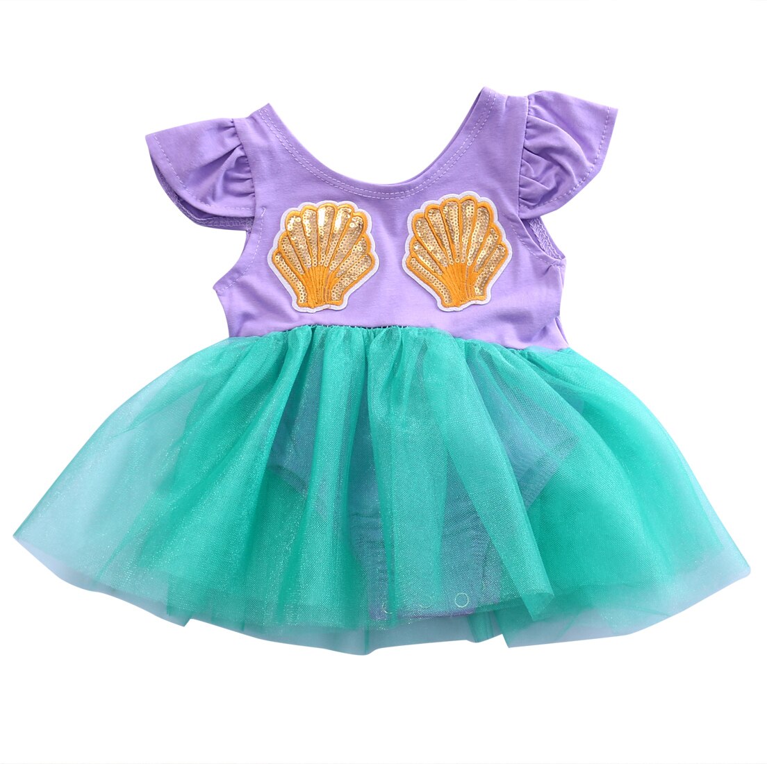 Lovely Newborn Baby Kids Girl Romper TuTu dress Princess Dresses Jumpsuit Outfit - ebowsos