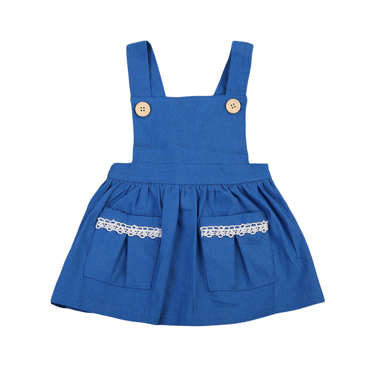 Lovely Toddler Kids Baby Girls Summer Denim Dress Princess Party Dresses Clothes - ebowsos