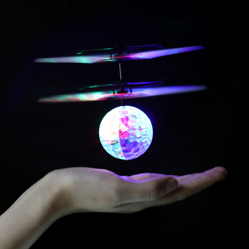 Luminous RC Flying Ball Toys Mini Flying Ball Hand Remote Control Helicopter Drone Infrared Induction Aircraft Toy For Kid-ebowsos