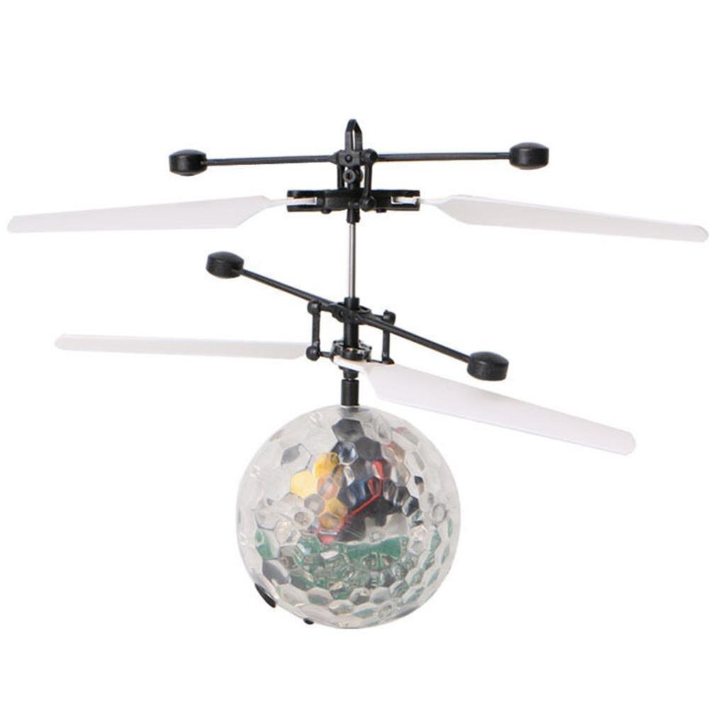 Luminous RC Flying Ball Toys Mini Flying Ball Hand Remote Control Helicopter Drone Infrared Induction Aircraft Toy For Kid-ebowsos