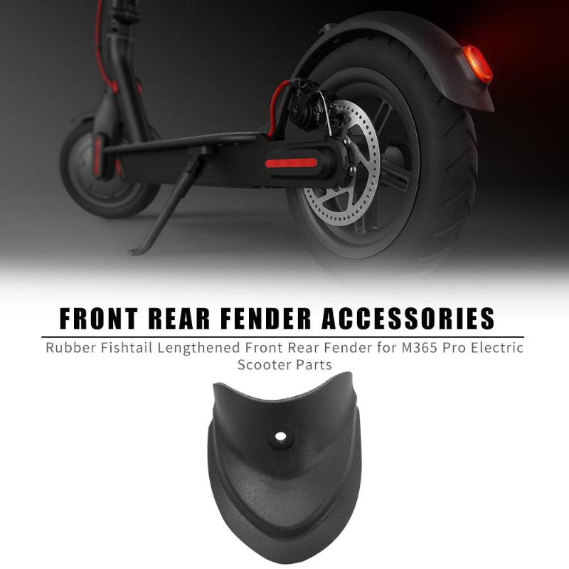 M365 Pro Electric Scooter Rubber Fishtail Lengthened Front Rear Fender Part-ebowsos