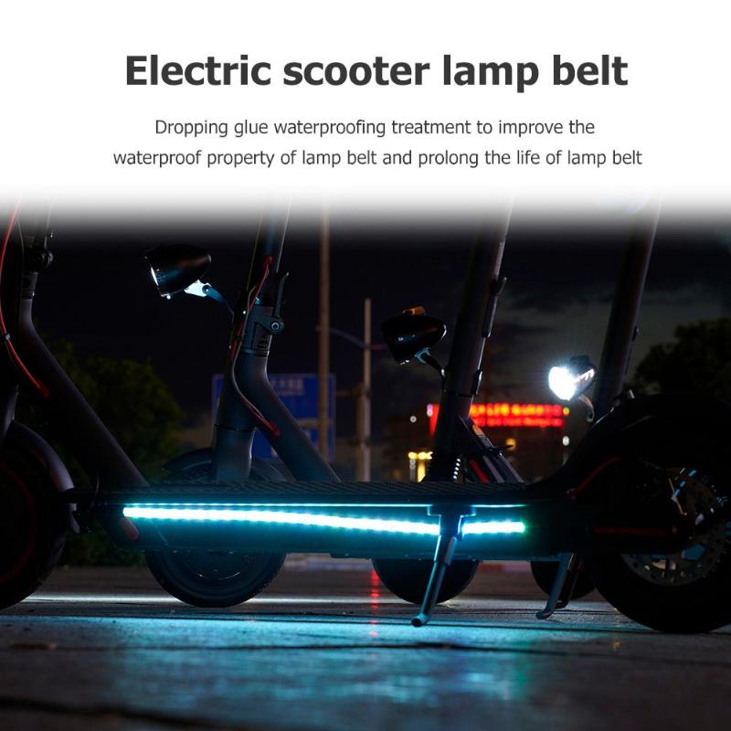 M365 Pro Electric Scooter Waterproof Light Strip Chassis Night Bar Lamp-ebowsos