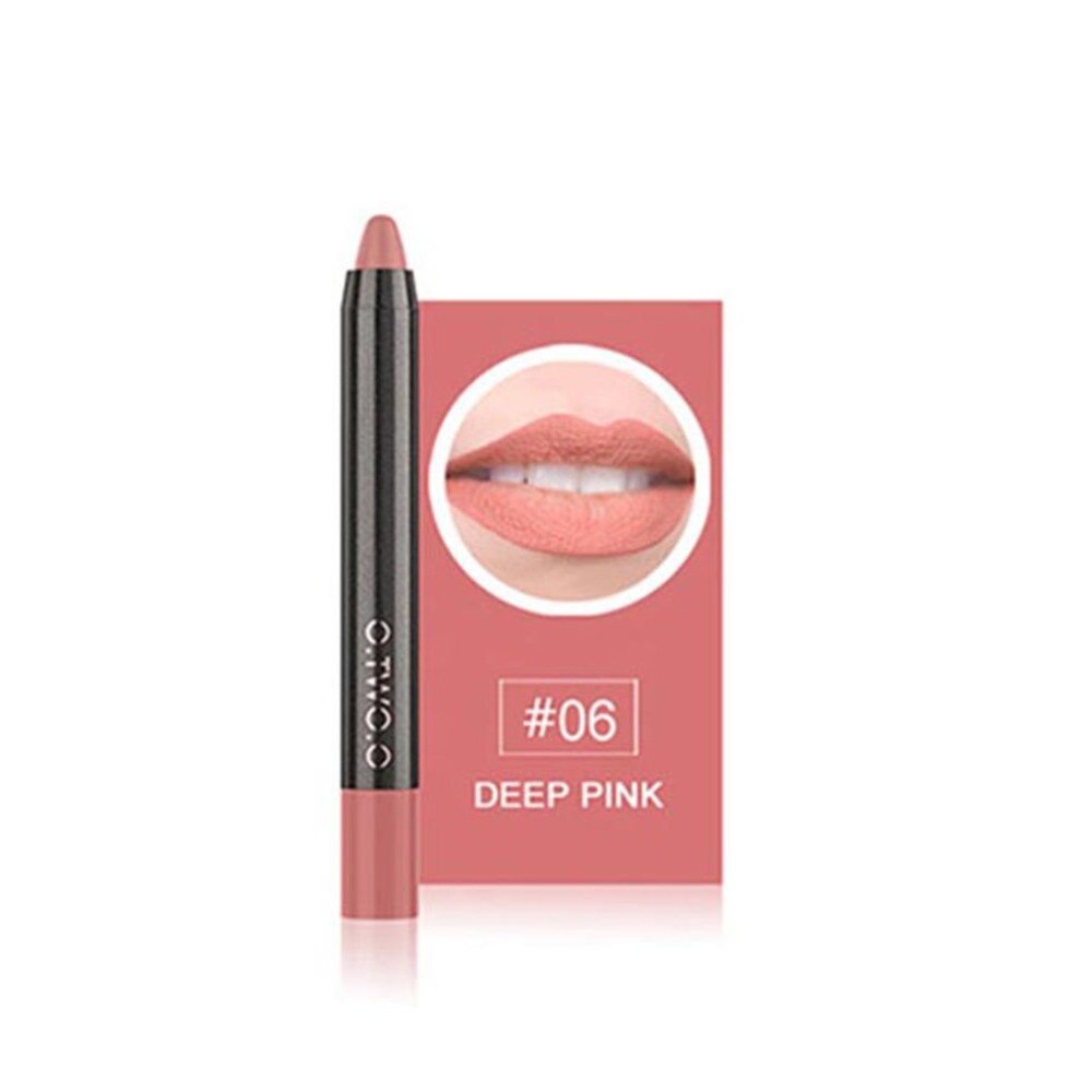 Matte Lipstick Moisturizing Waterproof Long Lasting Lip Stick Lips Care Makeup Women Beauty Cosmetics Lipgloss - ebowsos