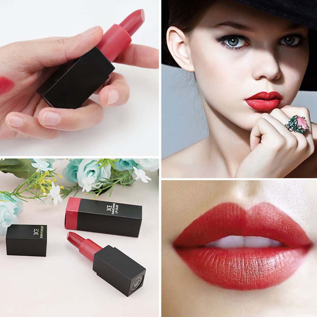 Matte Lipstick Non-stick Cup Long-lasting Non-makeup Waterproof Anti-sweat Moisturizing Lip Healthy Lipstic - ebowsos