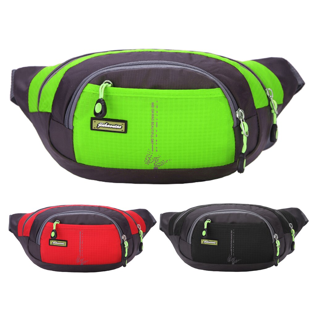 Men Women Lightweight Water-resistant Waist Pack Outdoor Sport Waist Bag Mini Folding Waist Bag Hiking Running Bag-ebowsos