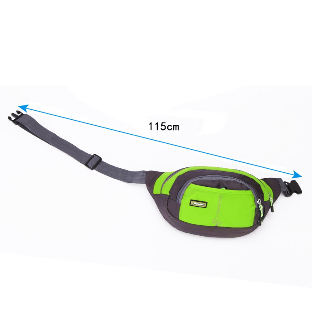 Men Women Lightweight Water-resistant Waist Pack Outdoor Sport Waist Bag Mini Folding Waist Bag Hiking Running Bag-ebowsos