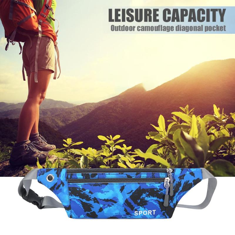 Men Women Running Waist Bag Pouch Mobile Phone Hidden Bag Jogging Belt Cycling Belly Pack Waistbag Wallet Gym Sport Accessories-ebowsos