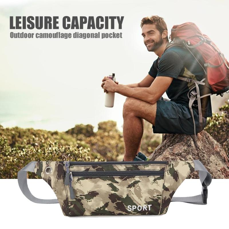 Men Women Running Waist Bag Pouch Mobile Phone Hidden Bag Jogging Belt Cycling Belly Pack Waistbag Wallet Gym Sport Accessories-ebowsos