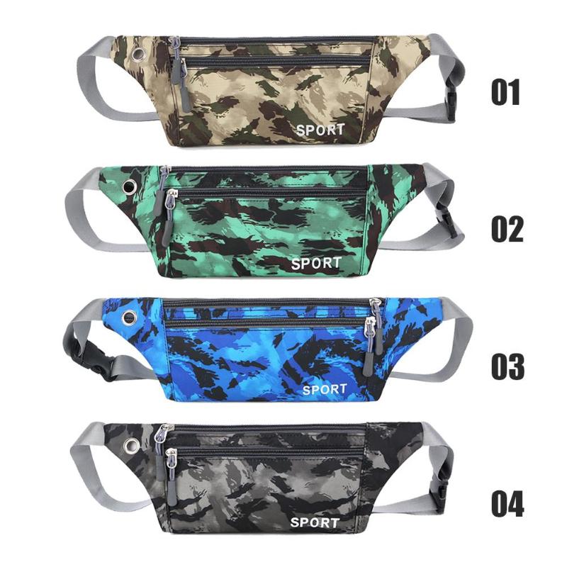 Men Women Running Waist Bag Pouch Mobile Phone Hidden Bag Jogging Belt Cycling Belly Pack Waistbag Wallet Gym Sport Accessories-ebowsos