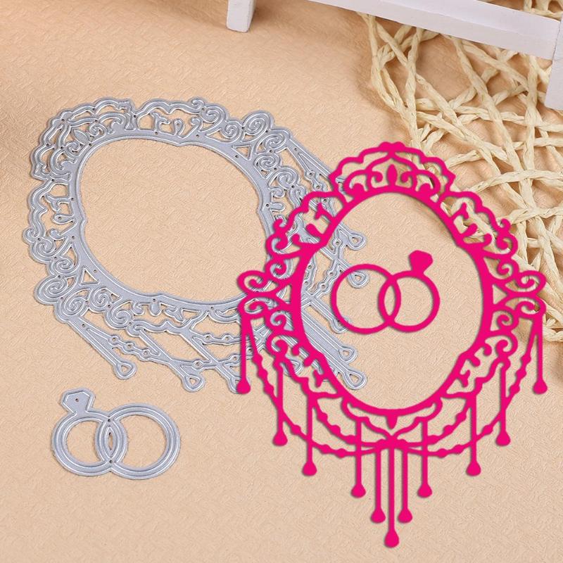 Metal DIY Dressing Mirror Cutting Dies Stencils Scrapbook Card Making Craft - ebowsos