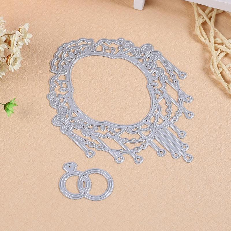 Metal DIY Dressing Mirror Cutting Dies Stencils Scrapbook Card Making Craft - ebowsos