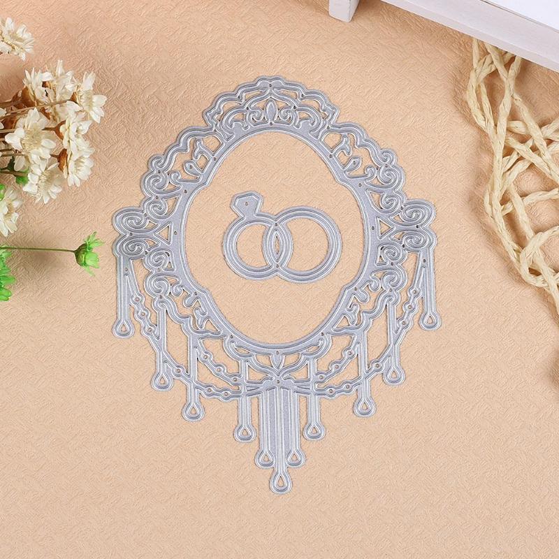 Metal DIY Dressing Mirror Cutting Dies Stencils Scrapbook Card Making Craft - ebowsos