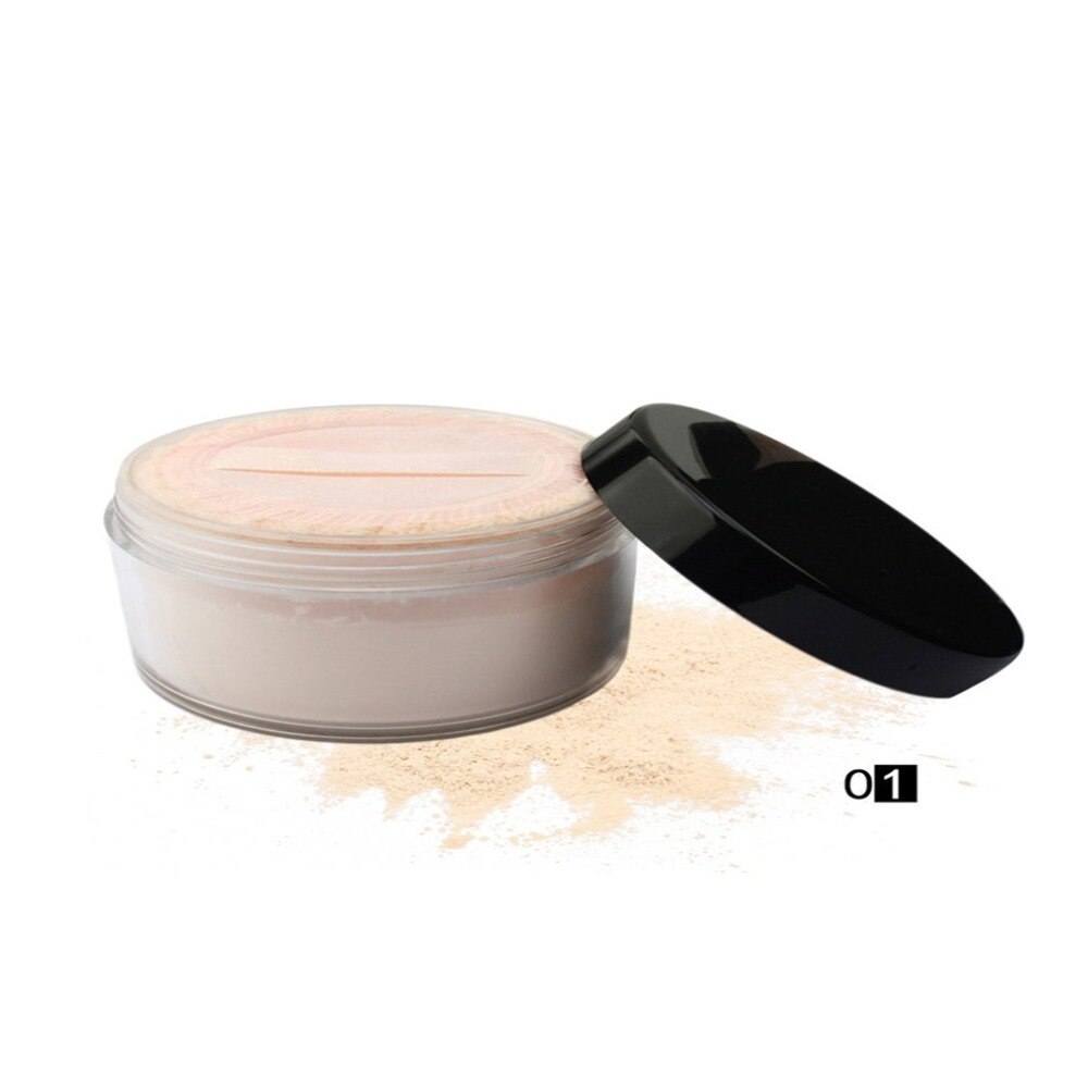 Mineral Power Foundation Loose Skin Powder makeup Beauty Loose Setting Powder Oil Control Soft Light Cosmetics - ebowsos