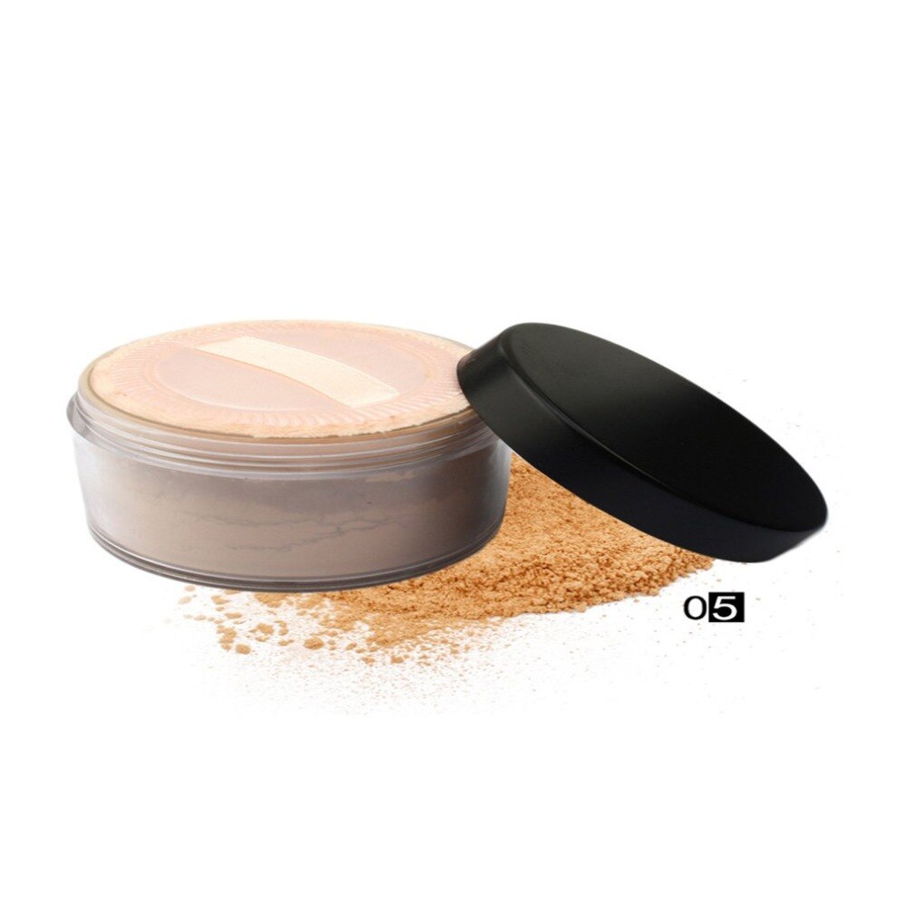 Mineral Power Foundation Loose Skin Powder makeup Beauty Loose Setting Powder Oil Control Soft Light Cosmetics - ebowsos