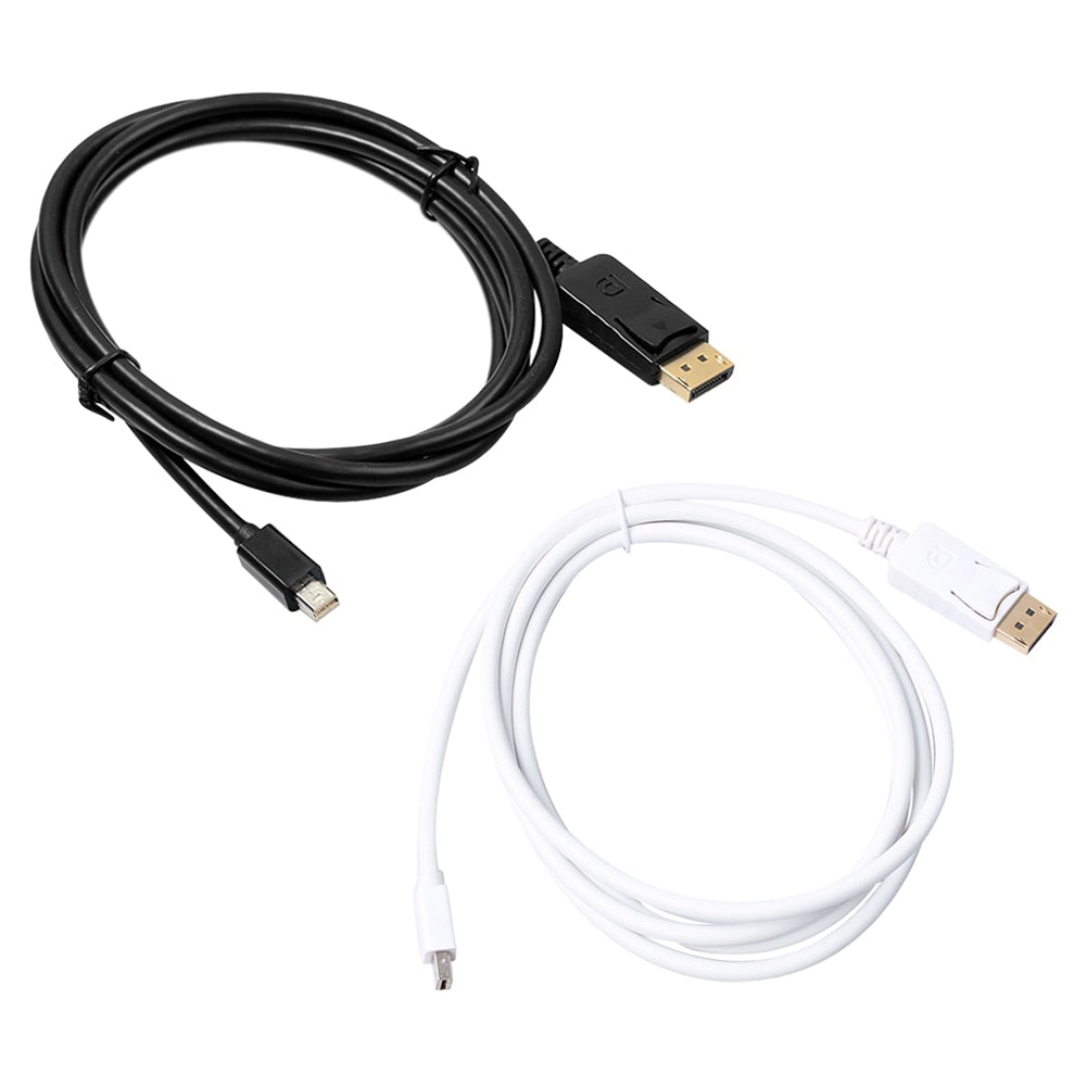 Mini 1.8m / 6 Ft Thunderbolt DisplayPort DP to DisplayPort DP Converter Cable Male to Male For MacBook Air Dell Monitor - ebowsos