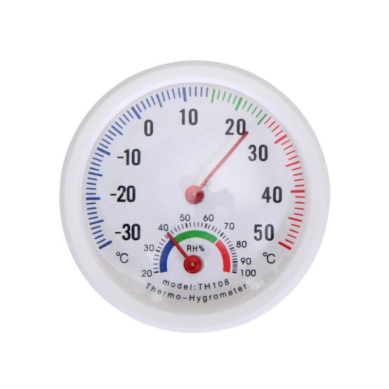 Mini Bell-shaped Scale Thermometer and Hygrometer for Home Office Indoor Outdoor Temperature Measure Tool - ebowsos