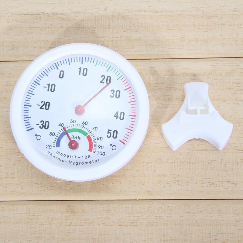 Mini Bell-shaped Scale Thermometer and Hygrometer for Home Office Indoor Outdoor Temperature Measure Tool - ebowsos